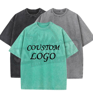 Nouveau T-shirt décontracté à logo imprimé, surdimensionné, uni, en coton 100%, unisexe, respirant, séchage rapide - Product Image 1