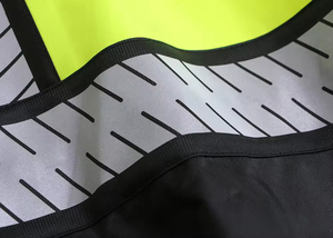 Hi Vis Construction Jacket Customizable Logo Workwear Safety Reflective Stars Made Cotton Nylon - Product Image 4