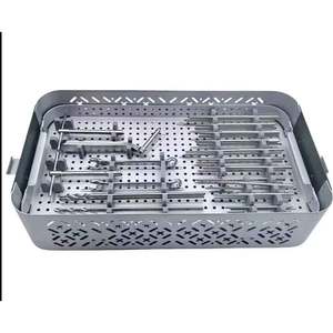 ชุดเครื่องมือผ่าตัดฟิสตูลา AV ระดับพรีเมียม ผลิตจากเหล็กกล้าเกรดผ่าตัด ทนความร้อนสูง ใช้ได้กับเครื่องนึ่งฆ่าเชื้อ พร้อมอุปกรณ์ครบชุดสำหรับการผ่าตัดเข้าถึงหลอดเลือด ได้รับมาตรฐาน CE ISO - Product Image 4