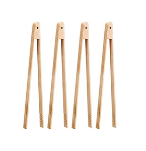 Reusable Wooden Ice Cube <b>Tong</b> Professional Non-Slip Toast <b>Tongs</b> Home <b>Kitchen</b> Baking Cooking Tools - Product Image 5