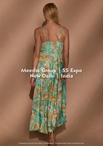 Vestido largo de verano para mujer con estampado floral, estilo bohemio, cuello halter, espalda descubierta con lazo, plisado y cintura imperio, surtido - Product Image 6