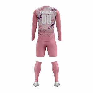 Uniforme de Fútbol al por Mayor con Estampado por Transferencia Térmica, Jersey y Pantalones Cortos de Fútbol Unisex Transpirables y Ajustados - Product Image 2
