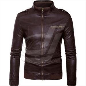 Nueva Llegada 2026 Chaqueta de Cuero Genuino 100% Personalizada, Chaqueta de Cuero de Alta Gama, Elegante y de Marca, Resistente al Viento, para Otoño e Invierno - Product Image 5