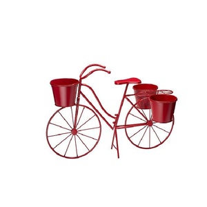 Fresh Selling Beautiful Design Decorative Metal Planter <b>Cycle</b> Shape Elegant Flower Pot for Home Garden Decoration - Product Image 4