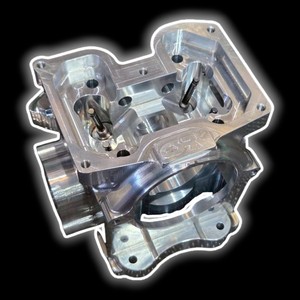 Culata de Cilindro de Aluminio CNC CSRK Racing 31/28 Válvulas para Motocicleta Super MIO - Product Image 2