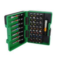 Set Perkakas Tangan Promosi MRM Baja S2 Berlapis Krom dengan Kotak Keras Khusus, Set Mata Obeng Magnetik Hex Phillips PH2