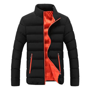 2025 Newest Custom Men's Hooded Canvas Puffer <b>Jacket</b> Breathable Windproof Winter Custom Design Printed High Street Style - Product Image 4