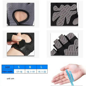 Factory Wholesale Adjustable Half Finger Workout <b>Gloves</b> Best <b>Fitness</b> <b>Gloves</b> for Weight Lifting for Gym Use at Low Cost - Product Image 5