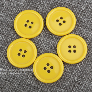 Botones de costura de resina de limpieza en seco de alta calidad Botones de camisa reciclados decorados con encaje personalizado de 4 agujeros - Product Image 1