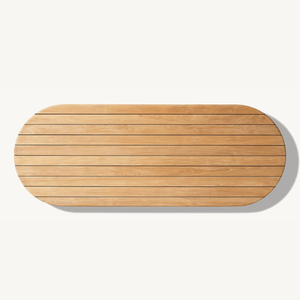 Table rectangulaire en teck, robuste et durable, idéale pour les repas en plein air – Offre spéciale ! - Product Image 2