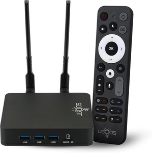 Reproductor Multimedia Android de 64 Bits, TV Box 4K HDR con Control Remoto Bluetooth, Amlogic S905X5 Quad-Core, 4 GB de RAM, 64 GB de Almacenamiento - Product Image 1