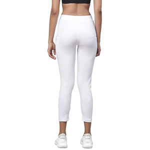 Leggings Cortos de Cintura Alta, Control de Abdomen, Tela Suave y Elástica sin Costuras, para Entrenamiento, Yoga, Verano - Product Image 3