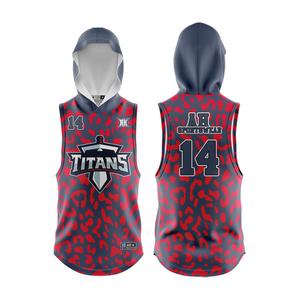 Tenues de football 7 contre 7 personnalisées, maillots de football américain style 7v7, ensemble de compression d'entraînement pour jeunes joueurs de football 7v7 - Product Image 2