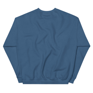 Sweat-shirt unisexe blanc à col rond, bleu, avec motif brodé circulaire, en polaire, à manches longues, vêtement décontracté et tendance - Product Image 2