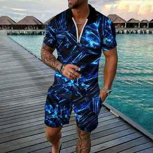 Ensemble polo et short pour homme personnalisé, coton piqué de qualité supérieure, vêtements de sport d'été, uniforme de golf et de tennis, fabricant OEM ODM - Product Image 6