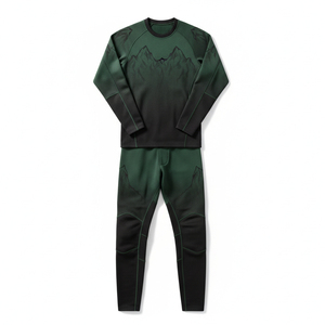 Survêtement de compression multicolore pour homme, personnalisable avec logo, vêtements de sport respirants pour la gym et le fitness, tenue de jogging et de sport - Product Image 1