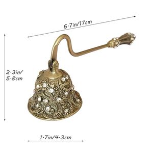 Brass Aroma Burner <b>Candle</b> <b>Warmer</b> Decorative Bell Shape 6.7in Home Decor Non Electric - Product Image 2