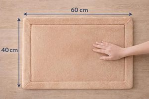 Tapis de salle de bain personnalisé en mousse à mémoire de forme, absorbant l'eau, antidérapant, doux et épais, pour la douche et les toilettes - Product Image 3