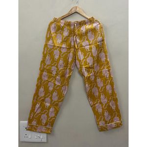 Ensemble de pyjama pour femmes en coton 100% avec imprimé étoiles, vêtements de nuit doux et respirants en tricot, taille élastique, deux pièces, vêtements de détente - Product Image 6