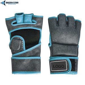Gants d'entraînement MMA en cuir avec fermeture auto-agrippante pour poignet, pour adultes, idéaux pour la boxe et le sparring, emballage personnalisé - Product Image 4