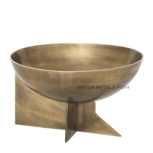 Luxury Aluminum American Style Serving Display Bowl for <b>Buffet</b> <b>Tables</b> Decorative Centerpiece for Events and Catering - Product Image 1