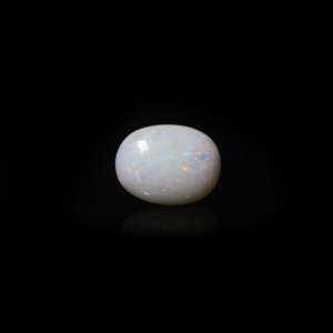 Natural Larimar Loose Gemstone 4.95 Carat Oval Cabochon for Fine Jewelry - Product Image 1