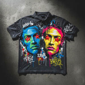 เสื้อโปโลผู้ชายผ้าฝ้าย พิมพ์ลาย DTG โลโก้แบบกำหนดเอง ลายกราฟิกความละเอียดสูง สำหรับทีมมืออาชีพ สร้างแบรนด์ และสวมใส่ลำลอง - Product Image 1