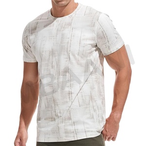 Camiseta Gráfica para Hombre, 95% Algodón, Cuello Redondo, Manga Corta, Suave, Elástica, Informal, Estampada - Product Image 1
