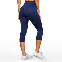 Short Capri Taille Haute Réversible Grande Taille Décontracté Entraînement Yoga Gym Course Fitness Confortable Écologique Séchage Rapide