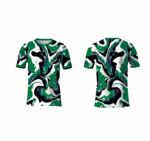 Stylish Front Sublimation Printed Jersey <b>T</b>-<b>Shirts</b> Comfortable Breathable Quick Dry Short Sleeve Sportswear Custom Casual Tees - Product Image 1