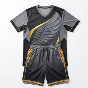 Tenue d'entraînement de badminton en tissu performant offrant respirabilité, confort et liberté de mouvement sur le terrain - Product Image 1