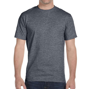 T-shirts pour hommes de qualité supérieure, fabriqués avec soin, en coton biologique 100%, avec logo personnalisé, col rond, service OEM - Product Image 1