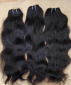 Prix de gros Cheveux vierges bruts d'Inde du Sud 100% naturels, extensions de cheveux de temple non traités de qualité supérieure en paquet - Product Image 1