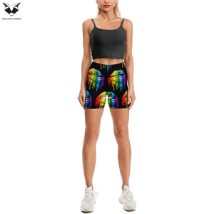 Pantalones Cortos Deportivos de Alta Calidad para Mujer, Pantalones Cortos de Yoga Elásticos de Cintura Alta para Ejercicio y Running - Product Image 5