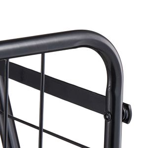 Cesta de lavandería rodante de alta resistencia con ruedas giratorias, capacidad de carga de 90 libras, carrito de compras plegable - Product Image 3