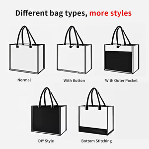 Bolsa de Compras Mediana de Lona de Algodón con Estampado Personalizado Ecológico, Asa Larga y Correa para el Hombro, en Oferta - Product Image 4