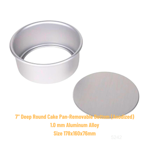 Plat à pâtisserie rond en aluminium, résistant au four, ustensile de cuisson durable pour la préparation de desserts et de repas - Product Image 2