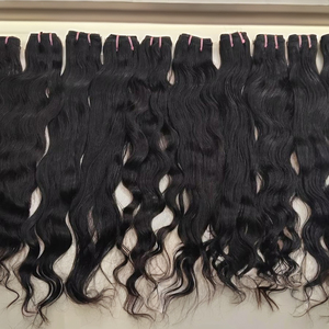 Extensión de cabello virgen brasileño, mongol, malayo, indio Todo el producto Solo texturas de cabello crudo - Product Image 6