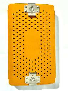 Caja de Esterilización en Autoclave de Acero Inoxidable Premium, de Una Sola Capa, Operación Manual, Contenedor para Instrumentos Quirúrgicos Pentax CE - Product Image 3