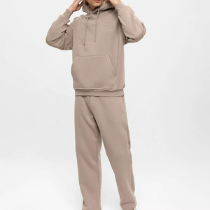 Cotton Tracksuits <b>Men</b> Casual <b>Track</b> Sweat Suit No Hood Zip <b>Jacket</b> Hoodie Sweatpants Jogger Cargo Pants - Product Image 4