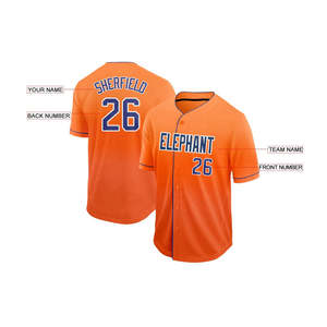 Camiseta de Béisbol Personalizada con Estampado por Sublimación, Nueva Moda, Estilo Personalizado, Uniformes de Béisbol al por Mayor, Logotipo, Número, Malla - Product Image 6