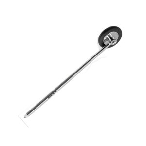 Marteau de réflexe Babinski professionnel noir 8,5 cm avec manche chromé et tête en caoutchouc durable pour examen neurologique - Product Image 6