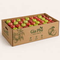 Kartonnen doos met flexo-embossing, waterdicht, golfkarton, extra sterk, voor eieren, fruit, groenten, vrachtvervoer, landbouw