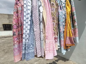 Wholesale Women's Cotton Long <b>Scarf</b> Boho Animal Print Beachwear Summer Wrap Mandala Design Quick Dry Breathable MOQ 2pcs 1 Piece - Product Image 5