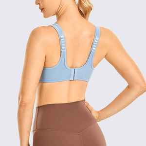 ACTIVE ENTERPRISES - Sujetador Deportivo de Yoga para Mujer, Diseño Personalizado, Alta Sujeción, Transpirable, Ecológico, Spandex/Nylon, Diseño Sólido, con Relleno Extraíble - Product Image 4