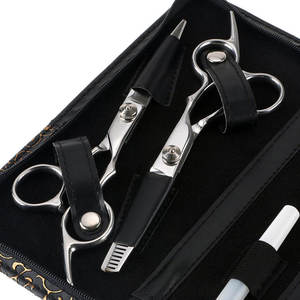 Ensemble professionnel de ciseaux de coiffure en acier inoxydable pour la coupe et l'éclaircissement – Outils de barbier durables de haute qualité pour salon et usage domestique – Meilleures ventes - Product Image 3
