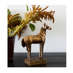 Elegant aluminum horse sculptures designed with detailed craftsmanship durable support and refined decorative appeal indoors - Product Image 3