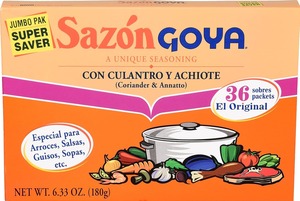 Condimento en Polvo SAZÓN 6g/5g con Cilantro, Annatto y Comino - Product Image 5