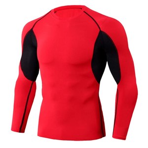 Sports Jiu Jitsu BJJ Breathable Eco-Friendly Full Sleeve <b>Compression</b> Rash Guard for <b>Men</b> No GI MMA Ranked OEM Service OEM - Product Image 6