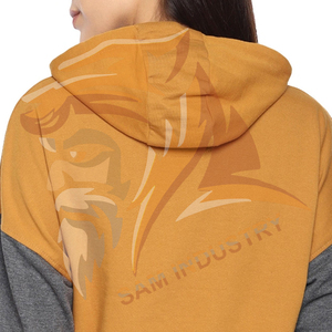 Latest Design Wholesale Price Women Hoodie Casual Streetwear Winter Fashion Plain Design <b>Drop</b> Shoulder Women Hoodies - Product Image 6